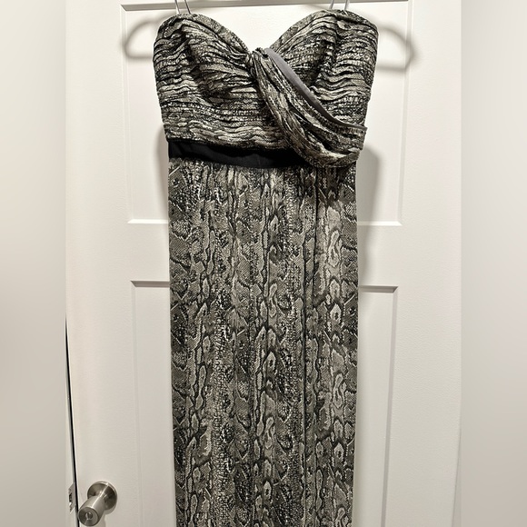 BCBGMaxazria Janelle Snake Print Gown - NWT - 2 - Picture 4 of 6